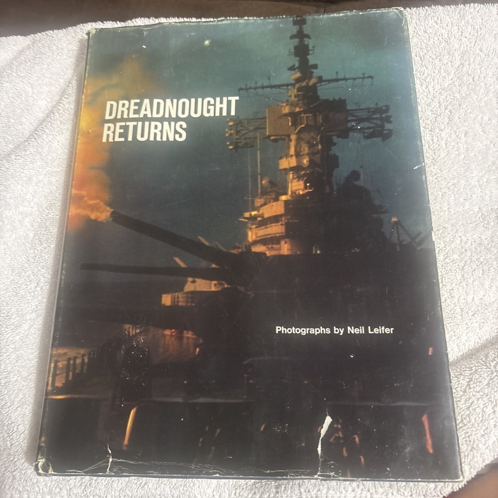 DREADNAUGHT RETURNS book by LEIFER‎ USS New Jersey  E6